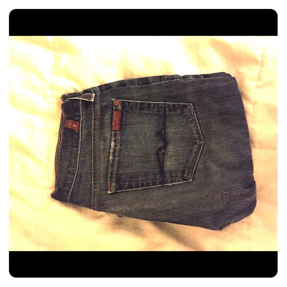 7 for all mankind boot cut jeans